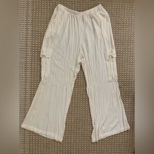 Billabong Off-White Cargo Beach pants
